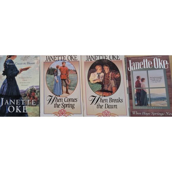☀️First Four Books of the When Calls The Heart Series by Janette Oke - Picture 1 of 2